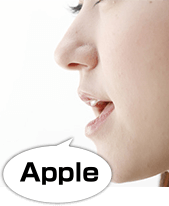 アメリカ英語特有のAppleの「ア」の発音を身につける
「リンゴの話」